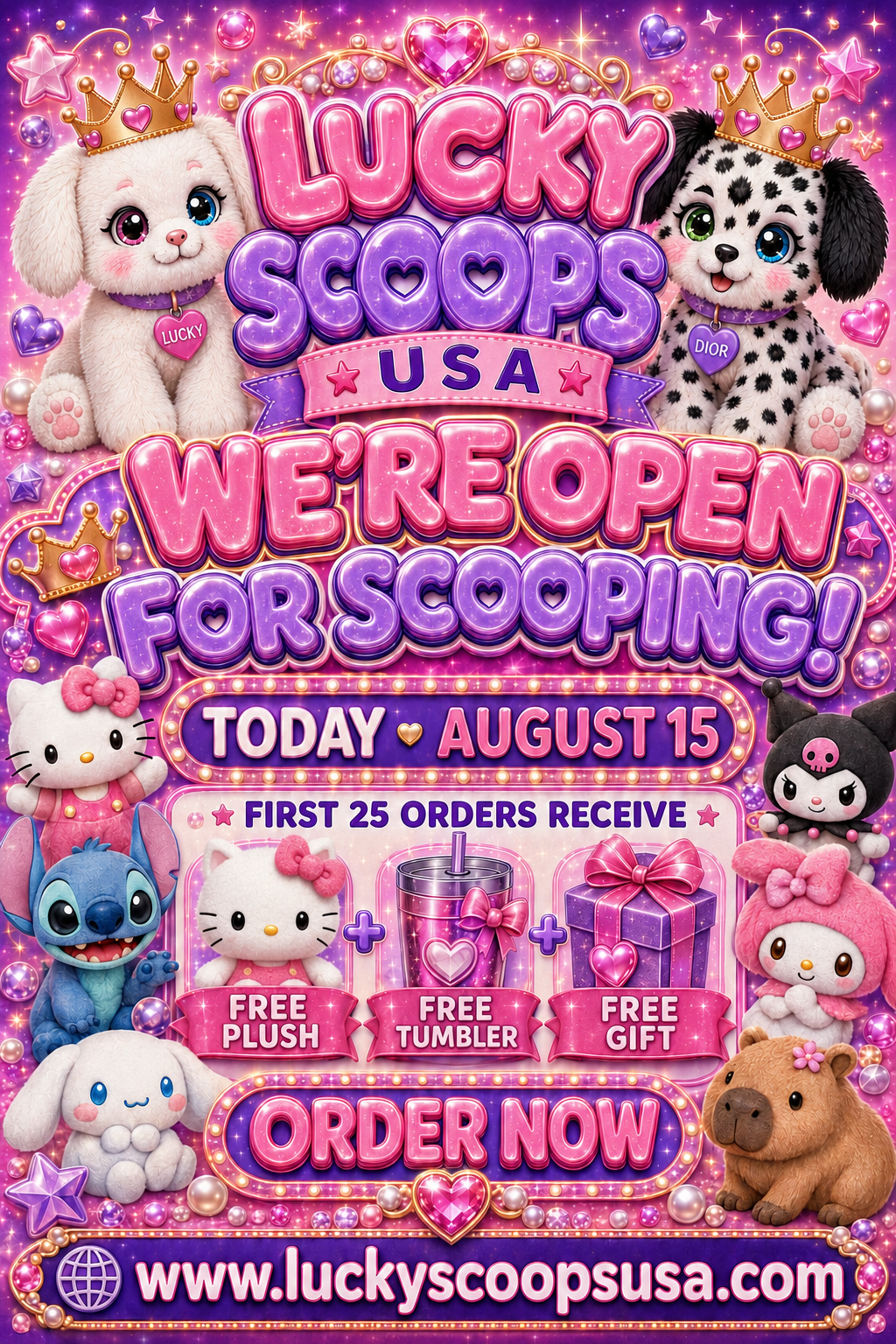 Lucky Scoops USA pre-order promo
